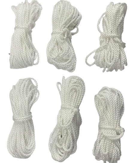 Cloth Drying Hanger 4 Feet 3 Rods Set — rope coils